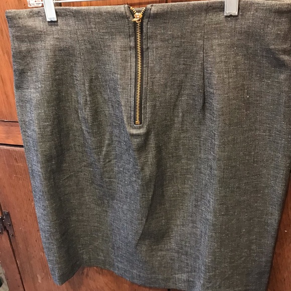 Premise Grey Classic Pencil Skirt - Size 10 - Picture 3 of 6